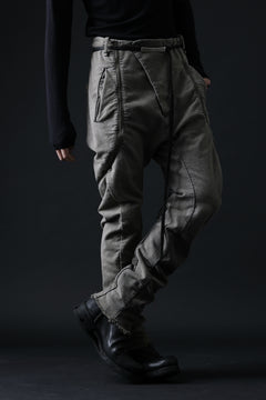 画像をギャラリービューアに読み込む, masnada ICONIC ZIP PANTS / STRETCH REPURPOSED COTTON (DUST)