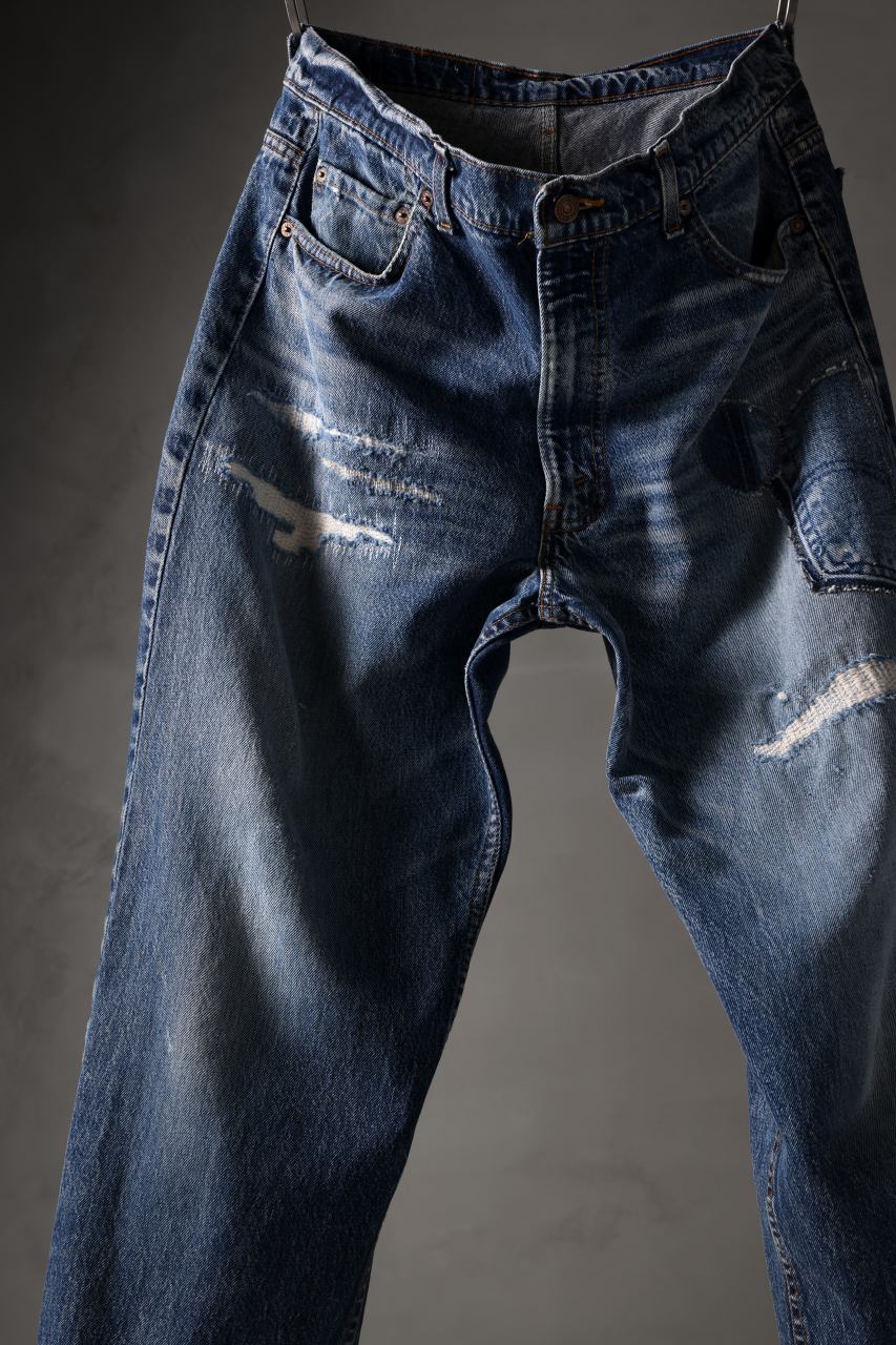 画像をギャラリービューアに読み込む, CHANGES RE50X VINTAGE LEVI’S-REMAKE DENIM PANTS (INDIGO #A)