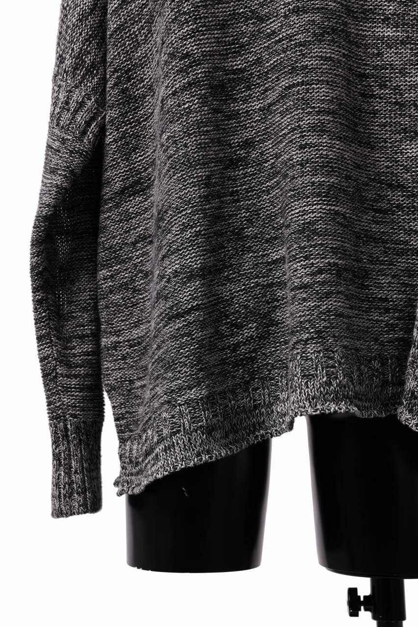画像をギャラリービューアに読み込む, KLASICA ATTACHED LOOSE KNIT PULLOVER / ORG MIX 6PLY FOR 5G LICO (MIX)