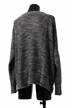 画像をギャラリービューアに読み込む, KLASICA ATTACHED LOOSE KNIT PULLOVER / ORG MIX 6PLY FOR 5G LICO (MIX)