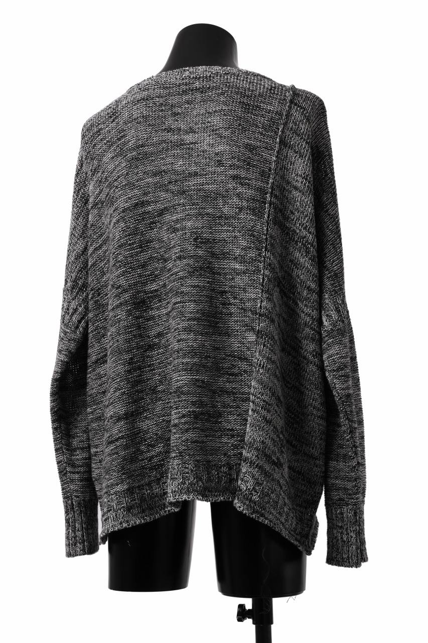 画像をギャラリービューアに読み込む, KLASICA ATTACHED LOOSE KNIT PULLOVER / ORG MIX 6PLY FOR 5G LICO (MIX)