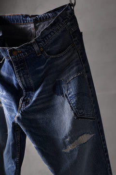 画像をギャラリービューアに読み込む, CHANGES RE50X VINTAGE LEVI’S-REMAKE DENIM PANTS (INDIGO #A)