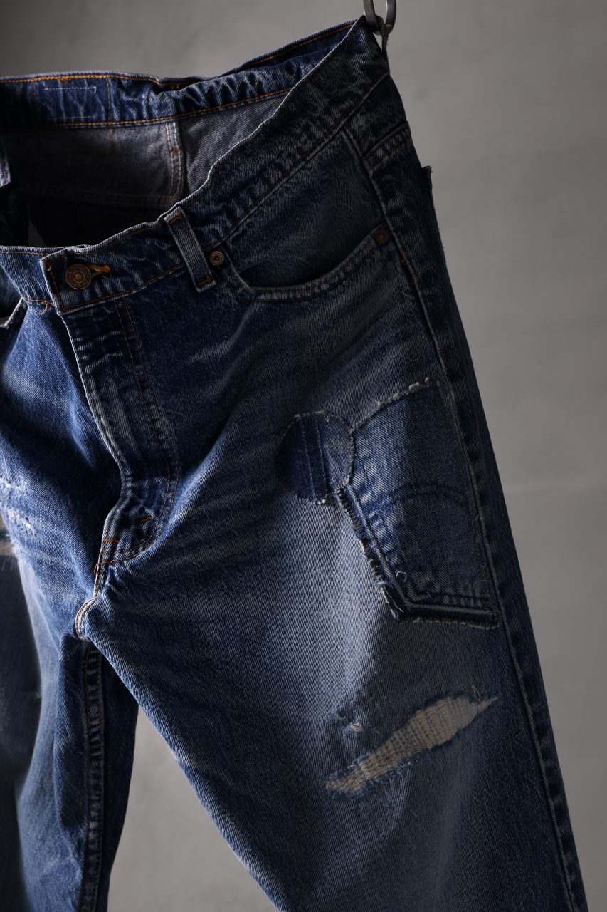 画像をギャラリービューアに読み込む, CHANGES RE50X VINTAGE LEVI’S-REMAKE DENIM PANTS (INDIGO #A)