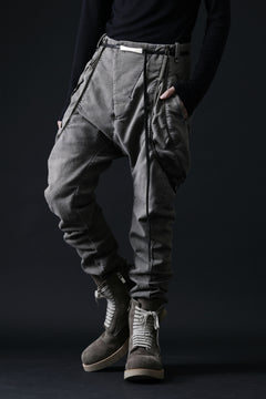 画像をギャラリービューアに読み込む, masnada ICONIC ZIP PANTS / STRETCH REPURPOSED COTTON (DUST)