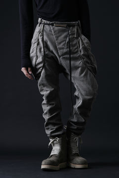 画像をギャラリービューアに読み込む, masnada ICONIC ZIP PANTS / STRETCH REPURPOSED COTTON (DUST)