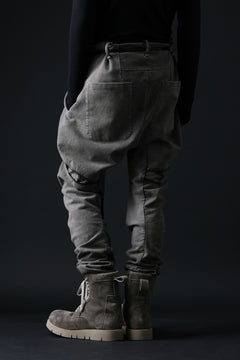 画像をギャラリービューアに読み込む, masnada ICONIC ZIP PANTS / STRETCH REPURPOSED COTTON (DUST)