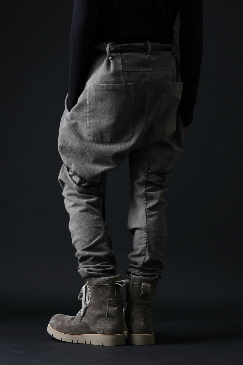 画像をギャラリービューアに読み込む, masnada ICONIC ZIP PANTS / STRETCH REPURPOSED COTTON (DUST)