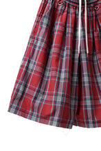 画像をギャラリービューアに読み込む, FACETASM CHECK WIDE SHORTS (RED)