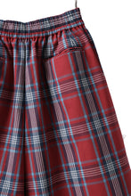 画像をギャラリービューアに読み込む, FACETASM CHECK WIDE SHORTS (RED)