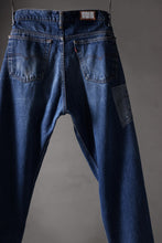 Load image into Gallery viewer, CHANGES REPRODUCT DAMAGE & PATCH DENIM PANTS (INDIGO #B)