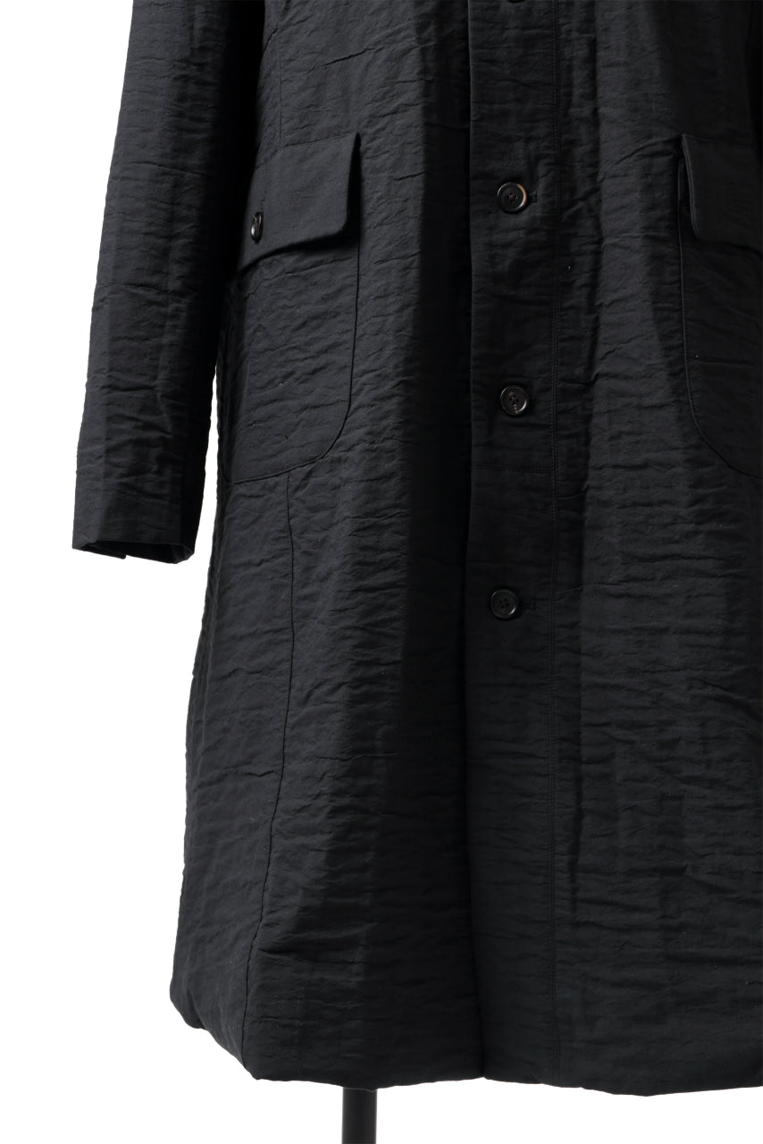 画像をギャラリービューアに読み込む, Aleksandr Manamis Double Benz Long Coat (BLACK)