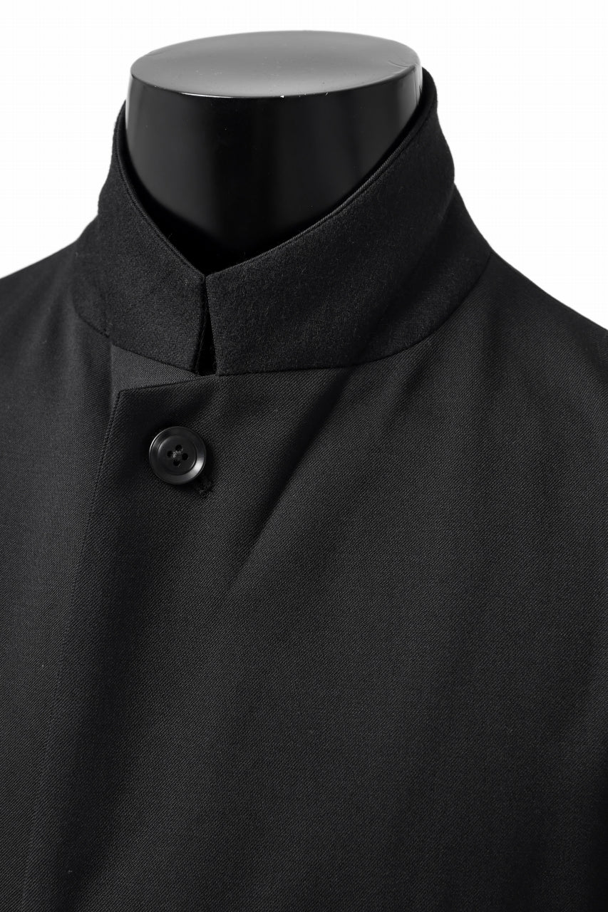 Load image into Gallery viewer, Y's BANG ON! No.163 GABARDINE SOLID POCKET JACKET (BLACK)