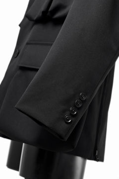 Load image into Gallery viewer, Y's BANG ON! No.163 GABARDINE SOLID POCKET JACKET (BLACK)