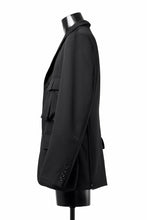 Load image into Gallery viewer, Y's BANG ON! No.163 GABARDINE SOLID POCKET JACKET (BLACK)