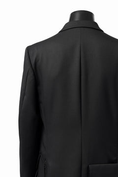 Load image into Gallery viewer, Y's BANG ON! No.163 GABARDINE SOLID POCKET JACKET (BLACK)
