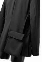 Load image into Gallery viewer, Y's BANG ON! No.163 GABARDINE SOLID POCKET JACKET (BLACK)