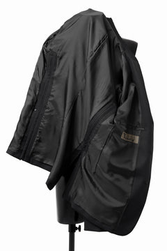 Load image into Gallery viewer, Y's BANG ON! No.163 GABARDINE SOLID POCKET JACKET (BLACK)