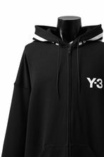 画像をギャラリービューアに読み込む, Y-3 Yohji Yamamoto FULL ZIP HOODIE PARKA / FRENCH TERRY (BLACK)