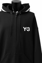 画像をギャラリービューアに読み込む, Y-3 Yohji Yamamoto FULL ZIP HOODIE PARKA / FRENCH TERRY (BLACK)