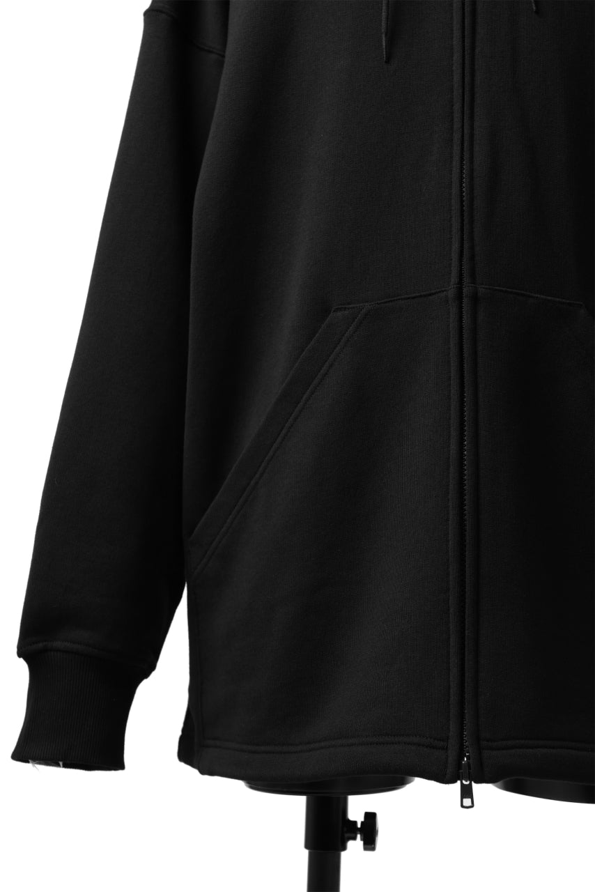 画像をギャラリービューアに読み込む, Y-3 Yohji Yamamoto FULL ZIP HOODIE PARKA / FRENCH TERRY (BLACK)