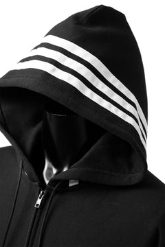 画像をギャラリービューアに読み込む, Y-3 Yohji Yamamoto FULL ZIP HOODIE PARKA / FRENCH TERRY (BLACK)