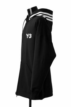 画像をギャラリービューアに読み込む, Y-3 Yohji Yamamoto FULL ZIP HOODIE PARKA / FRENCH TERRY (BLACK)