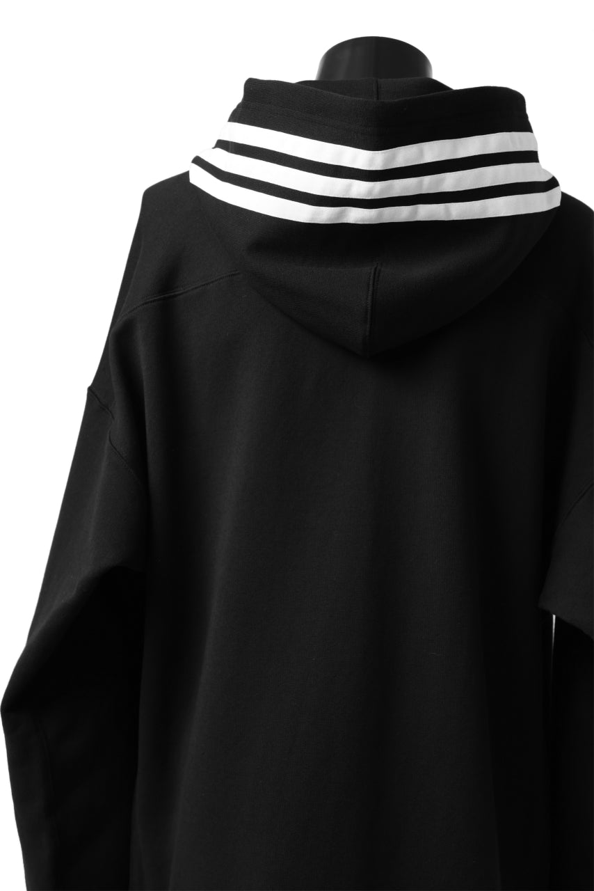 画像をギャラリービューアに読み込む, Y-3 Yohji Yamamoto FULL ZIP HOODIE PARKA / FRENCH TERRY (BLACK)