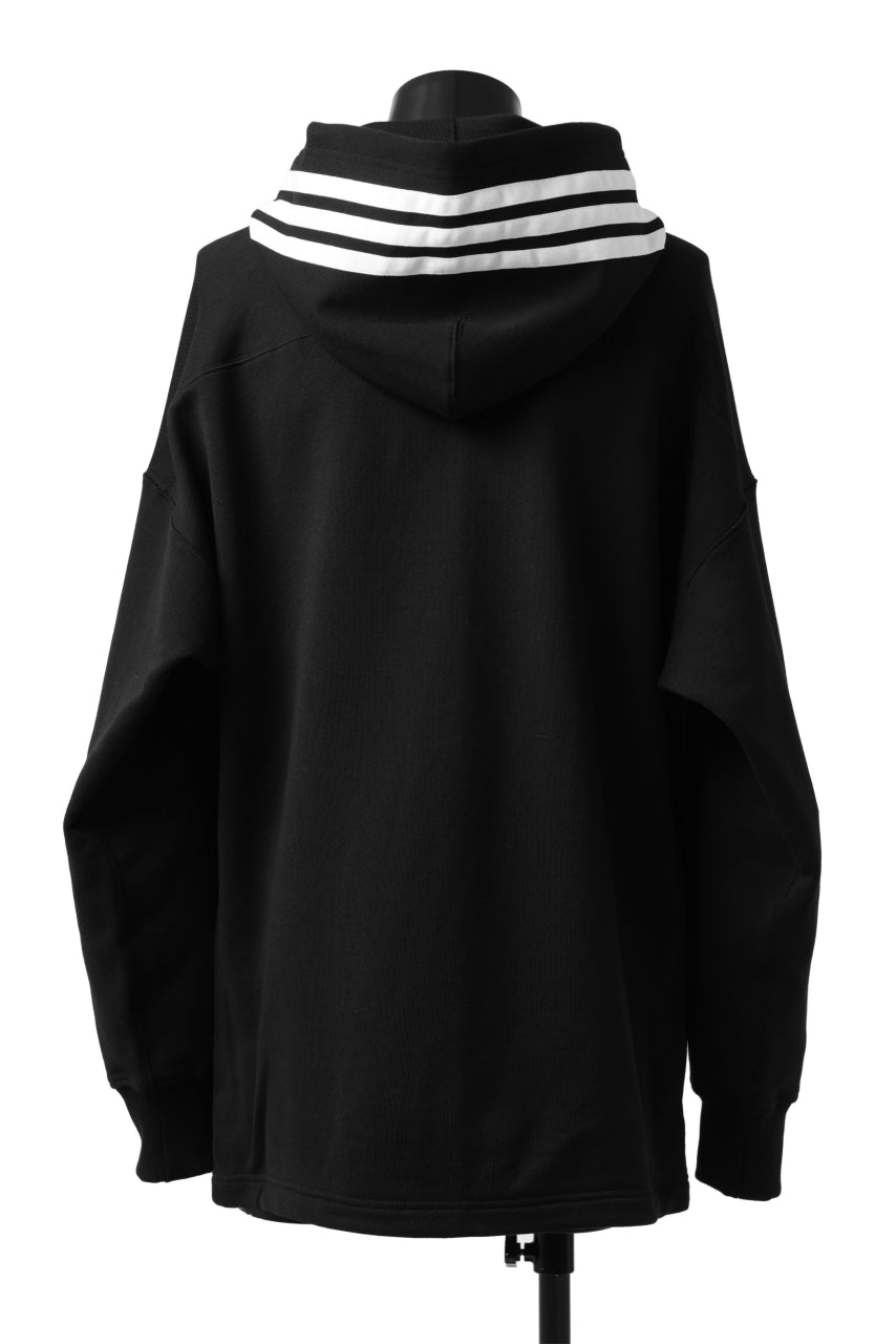 画像をギャラリービューアに読み込む, Y-3 Yohji Yamamoto FULL ZIP HOODIE PARKA / FRENCH TERRY (BLACK)