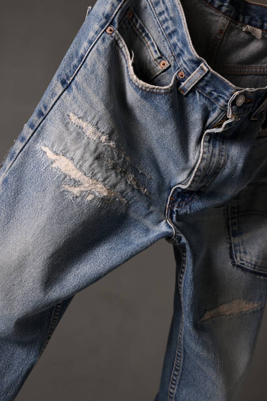 画像をギャラリービューアに読み込む, CHANGES RE50X 00 LEVI’S-REMAKE DENIM PANTS (INDIGO)