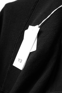 画像をギャラリービューアに読み込む, Y-3 Yohji Yamamoto FULL ZIP HOODIE PARKA / FRENCH TERRY (BLACK)