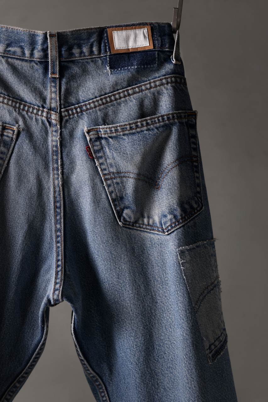 画像をギャラリービューアに読み込む, CHANGES RE50X 00 LEVI’S-REMAKE DENIM PANTS (INDIGO)