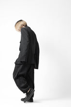 Load image into Gallery viewer, Y's BANG ON! No.163 GABARDINE SOLID POCKET JACKET (BLACK)