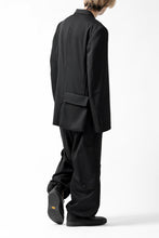 Load image into Gallery viewer, Y's BANG ON! No.163 GABARDINE SOLID POCKET JACKET (BLACK)