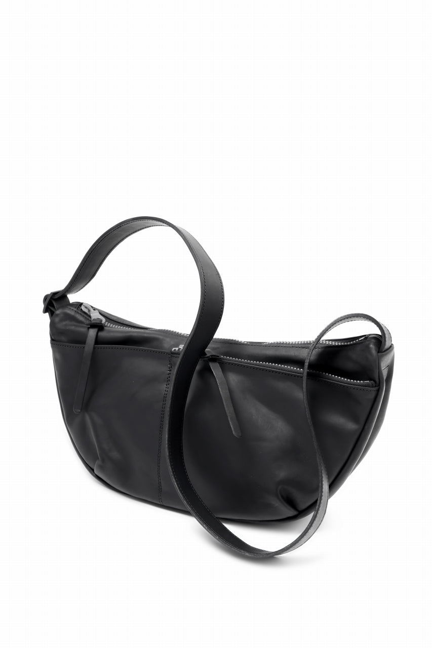 画像をギャラリービューアに読み込む, ISAMU KATAYAMA BACKLASH exclusive UTILITY BAG / GUIDI OILED CALF (BLACK)