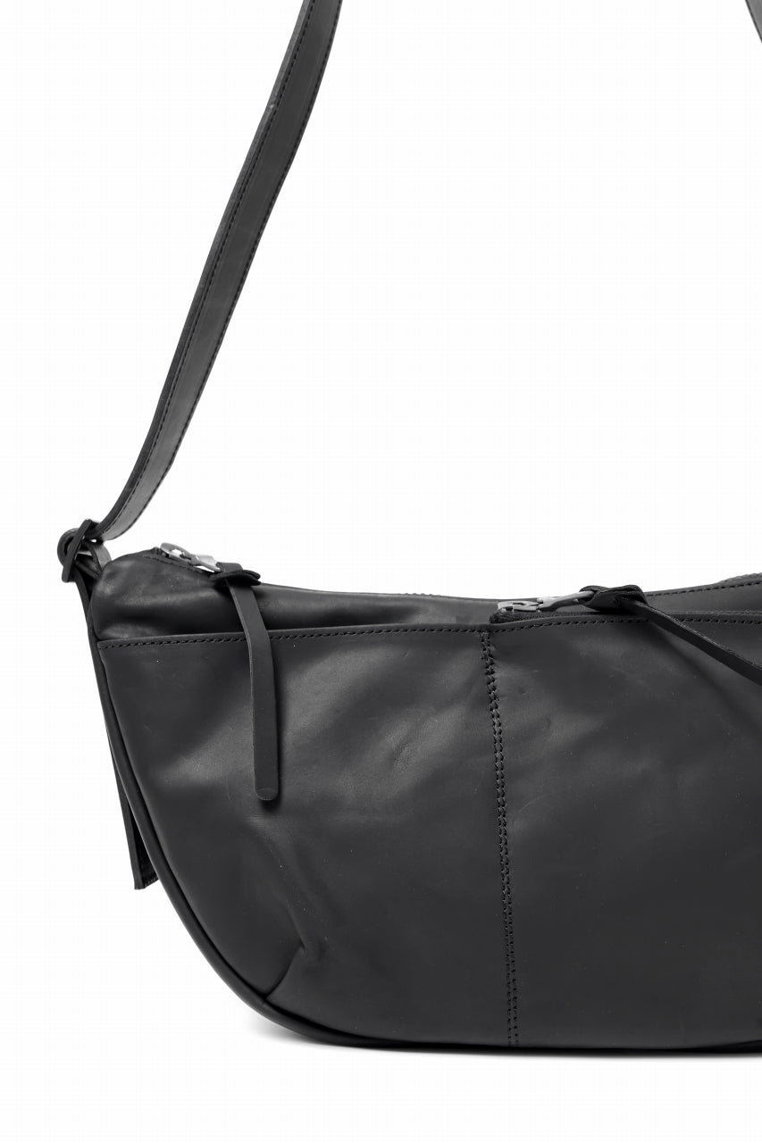 画像をギャラリービューアに読み込む, ISAMU KATAYAMA BACKLASH exclusive UTILITY BAG / GUIDI OILED CALF (BLACK)
