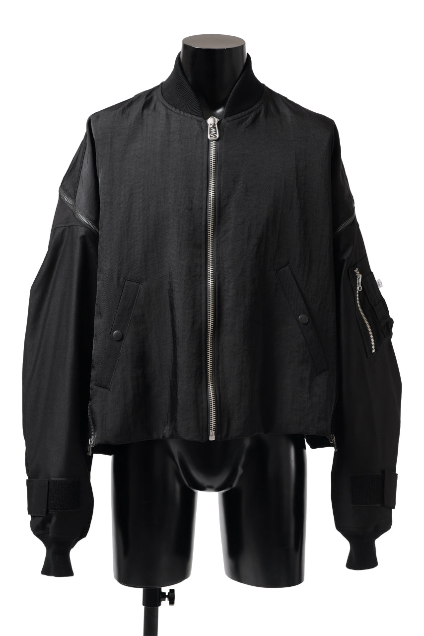 画像をギャラリービューアに読み込む, FACETASM ZIPPER MA-1 JACKET (BLACK)