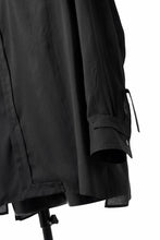 画像をギャラリービューアに読み込む, Y's TAPE FLAP POCKET SHIRT / CELLULOSE LOAN (BLACK)