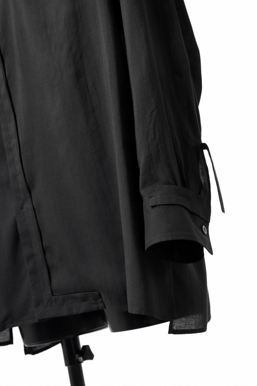 画像をギャラリービューアに読み込む, Y's TAPE FLAP POCKET SHIRT / CELLULOSE LOAN (BLACK)