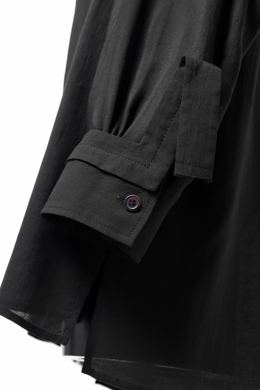 画像をギャラリービューアに読み込む, Y's TAPE FLAP POCKET SHIRT / CELLULOSE LOAN (BLACK)
