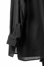 画像をギャラリービューアに読み込む, Y's TAPE FLAP POCKET SHIRT / CELLULOSE LOAN (BLACK)
