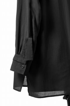 画像をギャラリービューアに読み込む, Y's TAPE FLAP POCKET SHIRT / CELLULOSE LOAN (BLACK)