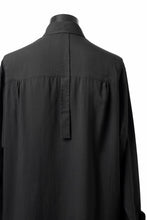 画像をギャラリービューアに読み込む, Y's TAPE FLAP POCKET SHIRT / CELLULOSE LOAN (BLACK)