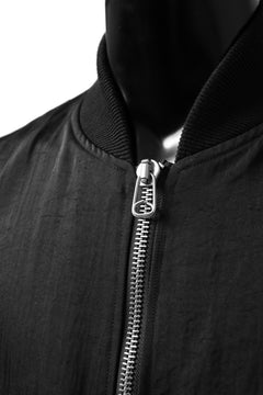 画像をギャラリービューアに読み込む, FACETASM ZIPPER MA-1 JACKET (BLACK)