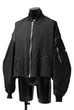 画像をギャラリービューアに読み込む, FACETASM ZIPPER MA-1 JACKET (BLACK)