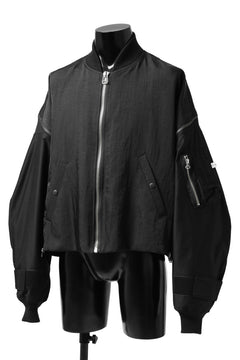 画像をギャラリービューアに読み込む, FACETASM ZIPPER MA-1 JACKET (BLACK)