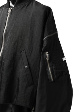 画像をギャラリービューアに読み込む, FACETASM ZIPPER MA-1 JACKET (BLACK)