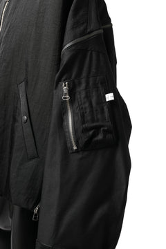 画像をギャラリービューアに読み込む, FACETASM ZIPPER MA-1 JACKET (BLACK)