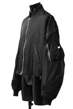 画像をギャラリービューアに読み込む, FACETASM ZIPPER MA-1 JACKET (BLACK)