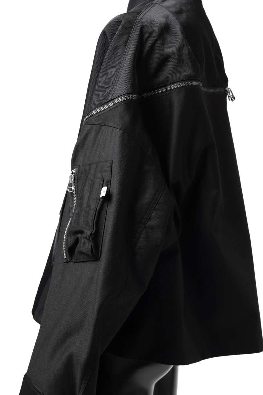 画像をギャラリービューアに読み込む, FACETASM ZIPPER MA-1 JACKET (BLACK)