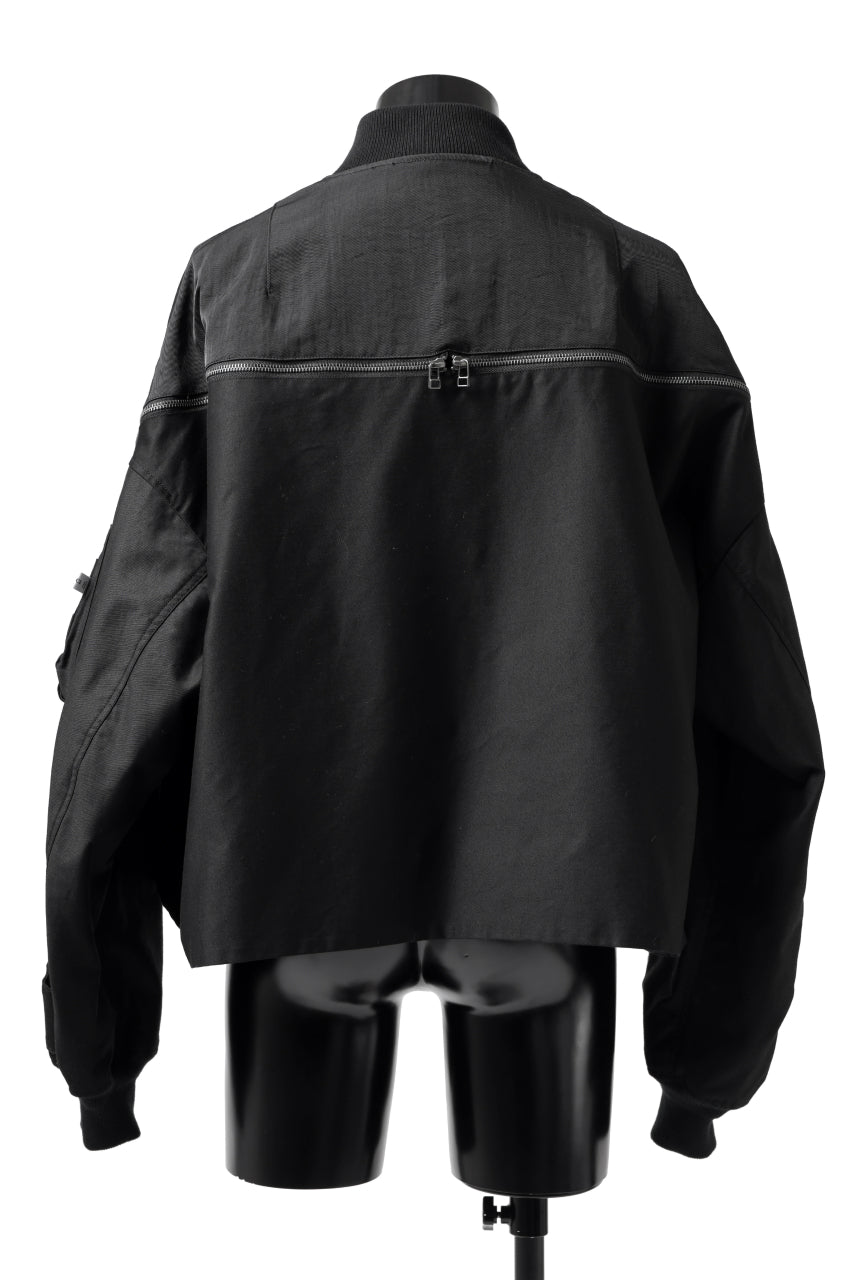 画像をギャラリービューアに読み込む, FACETASM ZIPPER MA-1 JACKET (BLACK)